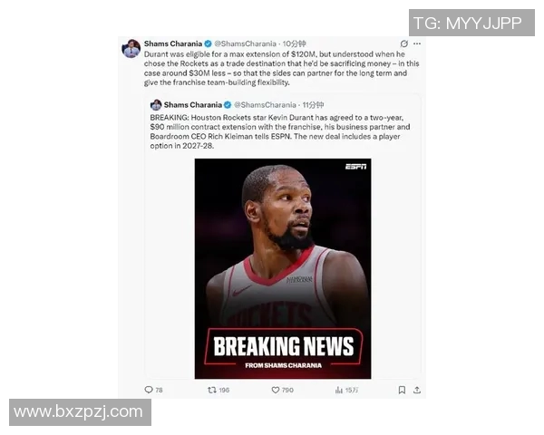 名嘴警告杜兰特加盟火箭或引发球队动荡与伤病困扰